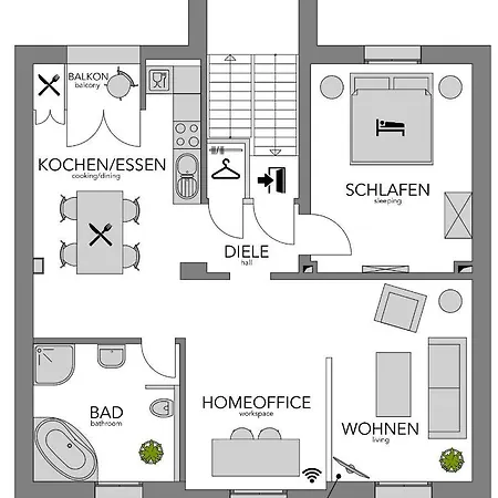 Secret Hideaways Boho Artstudio Mit Smarthome Nahe L Messe L Hbf Apartment *